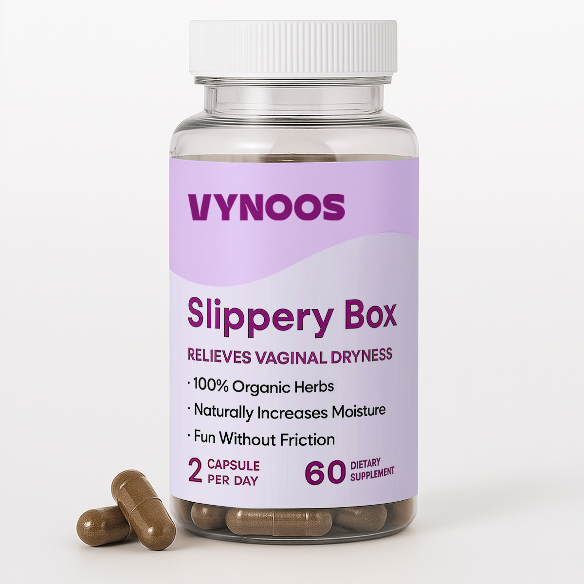 Vynoos® Slippery Box - Extra Moisture Support Capsules